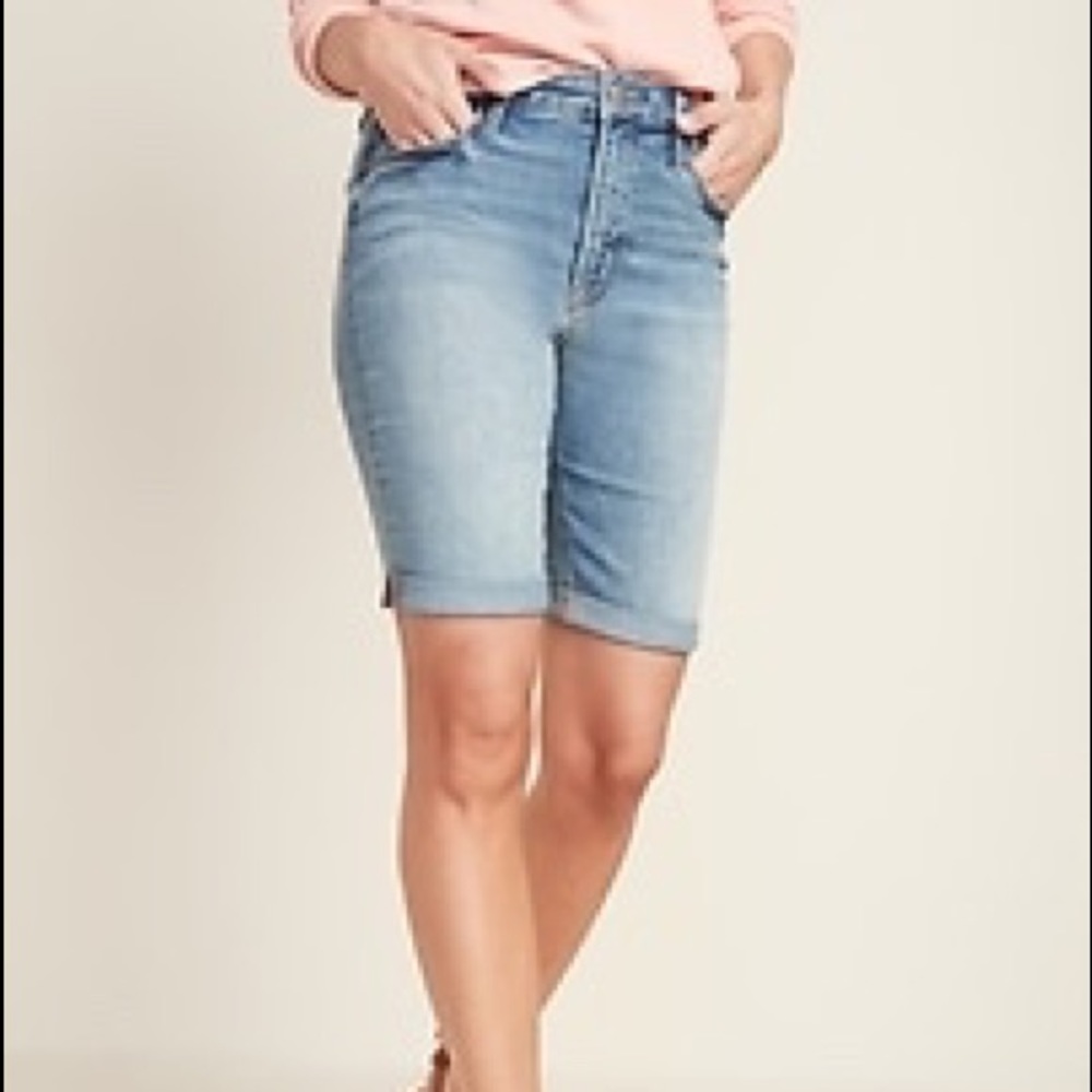 Old Navy High Waisted Bermuda Shorts